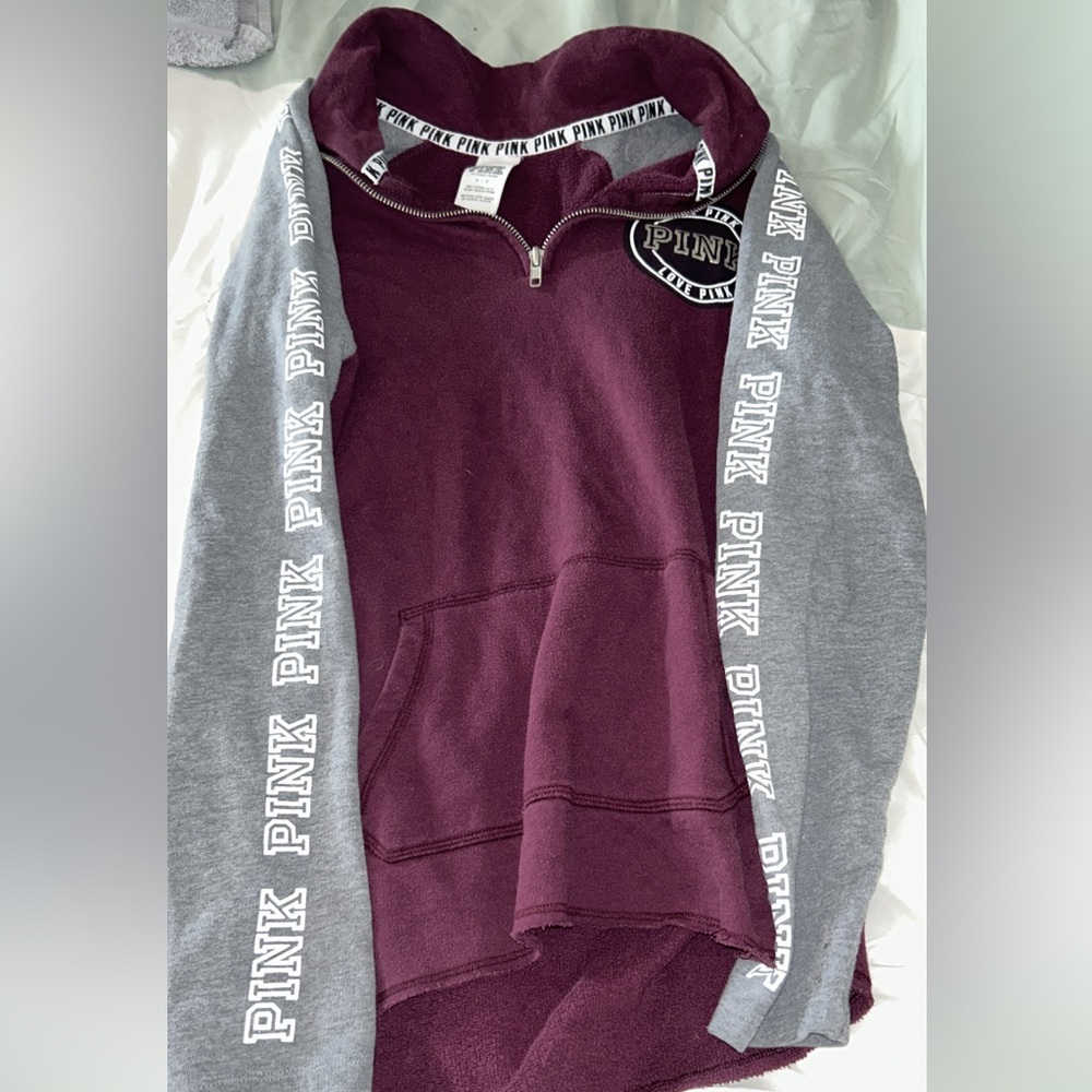 PINK Quarter Zip Sweatshirt